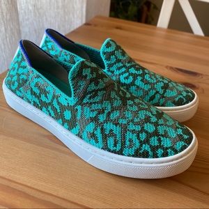 Rothy’s Aqua Camo Spot Kids Sneaker, 2